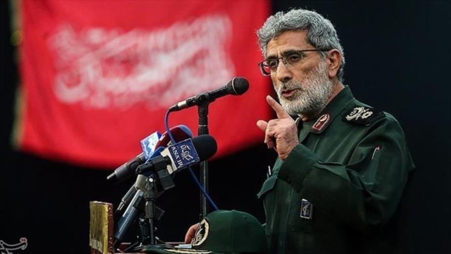 El vicecomandante de las Fuerzas de Quds del Cuerpo de Guardianes de la Revolución Islámica de Irán (CGRI), el general de brigada Esmail Qaani.