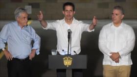 El golpista Guaidó llega a Colombia para recibir ‘ayuda’ de EEUU 
