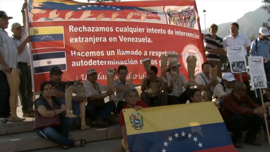  Salvadoreños se solidarizan con el pueblo y Gobierno de Venezuela
