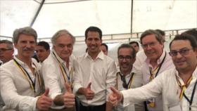 Titulares del PP de España se reúnen con Guaidó en Colombia