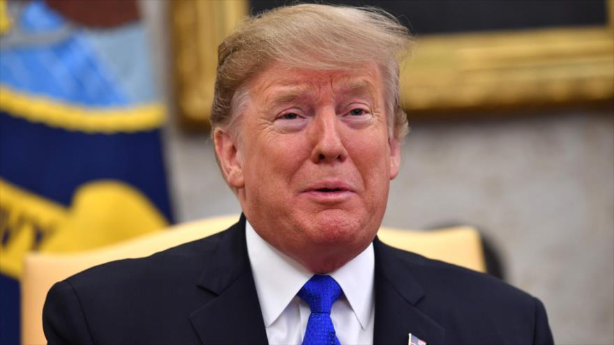 El presidente de EE.UU., Donald Trump, en el Despacho Oval de la Casa Blanca, Washington D.C., EE.UU., 13 de febrero de 2019. (Foto: AFP)