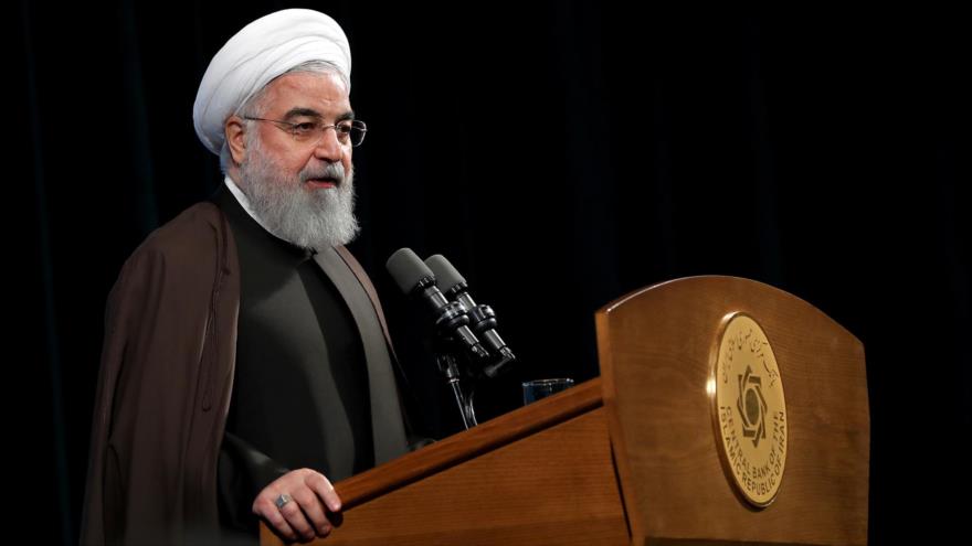El presidente iraní, Hasan Rohani, habla en un acto oficial en Teherán, la capital persa, 26 de febrero de 2019. (Foto: president. ir) 