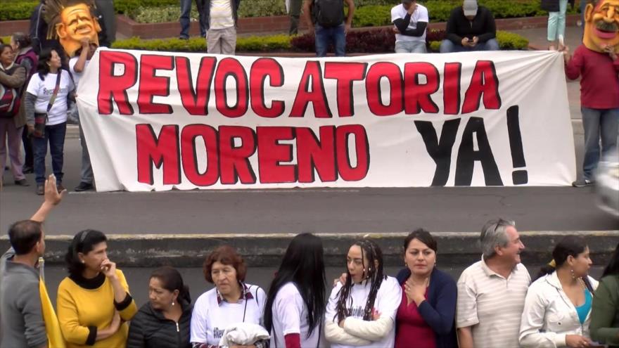 Presentan trámite de revocatoria contra Moreno en Ecuador | HISPANTV