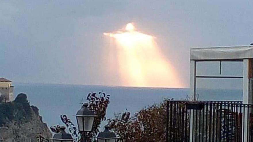 Impactante: Aparece imagen de Jesucristo en el Mediterráneo