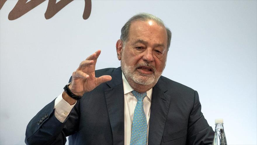 El magnate mexicano Carlos Slim Helu, primer adinerado de toda Iberoamérica.