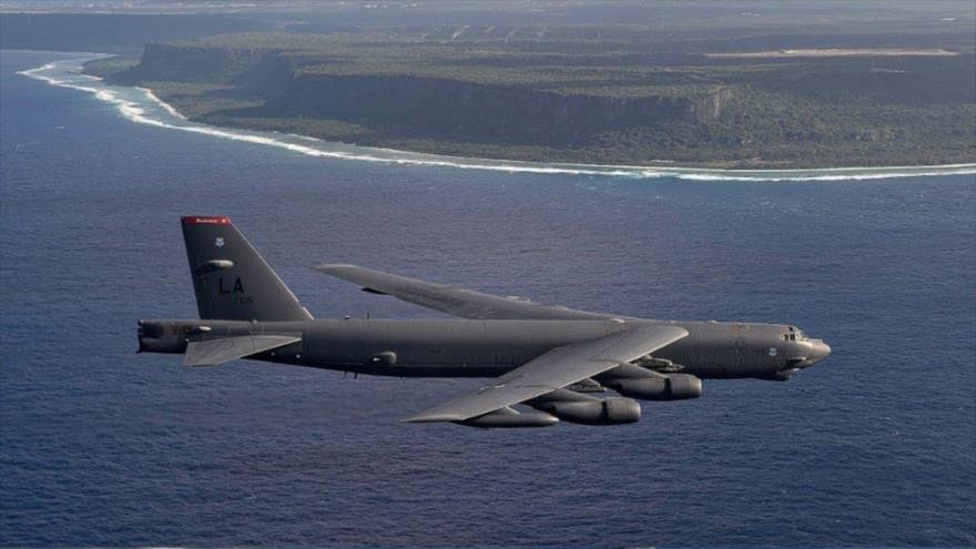 Un bombardero Stratofortress B-52 de EE.UU.