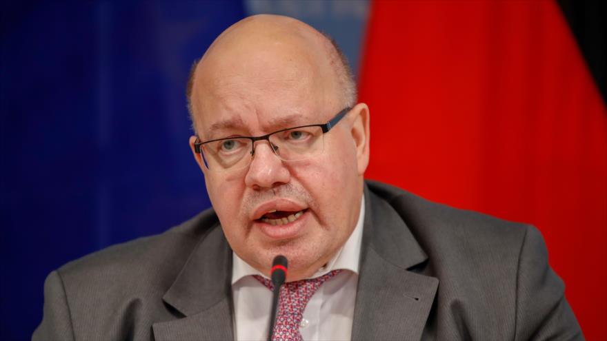 El ministro de Economía de Alemania, Peter Altmeier, habla en una rueda de prensa en Berlín, capital germana, 12 de febrero de 2019. (Foto: AFP)