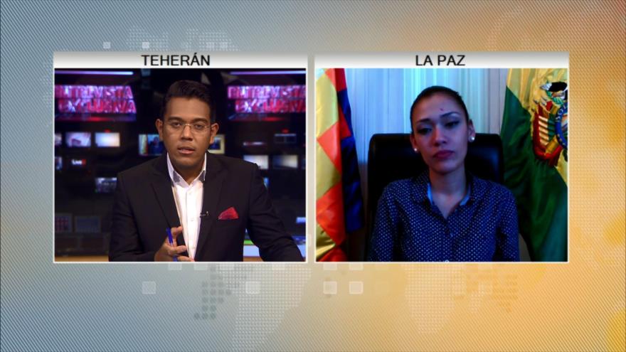 Presidenta del Senado de Bolivia concede entrevista a HispanTV