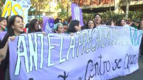 Mujeres chilenas reclaman igualdad de derechos