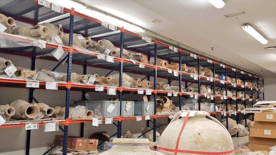 El interior del Museo Arqueológico Provincial de Alicante (MARQ), en España.