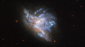 Deslumbrante foto del Hubble de dos galaxias en colisión