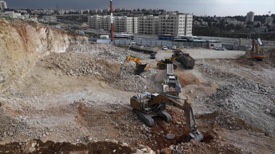 Una visión general del asentamiento israelí Ramat Shlomo, en la ocupada Cisjordania, 21 de febrero de 2019. (Foto: AFP)