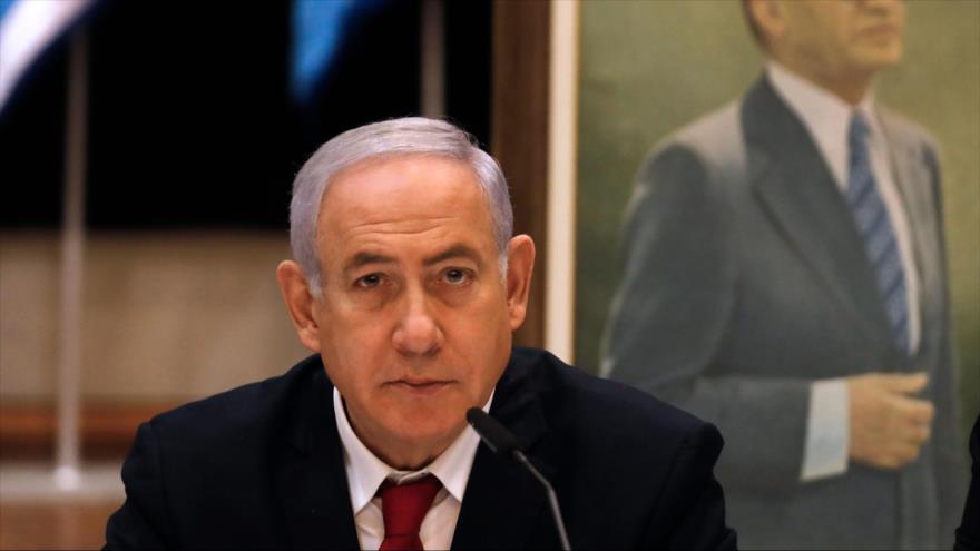 El primer ministro israelí, Benjamín Netanyahu, durante un acto en Al-Quds (Jerusalén), 11 de marzo de 2019. (Foto: AFP)