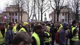 Chalecos amarillos cumplen cuatro meses de marchas en Francia