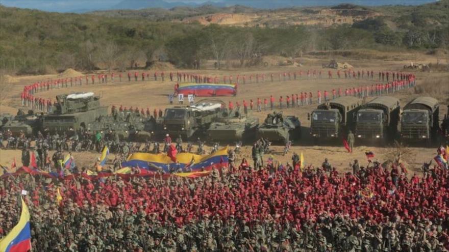 FANB ha desplegado sus efectivos en el estado central de Barinas para resguardar las instalaciones eléctricas, 16 de marzo de 2019. (Foto: @nicolasmaduro)