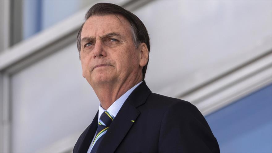 El presidente de Brasil, Jair Bolsonaro, en el Palacio de Planalto, en Brasilia (capital), 12 de marzo de 2019. (Foto: AFP)