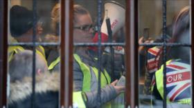 Vídeo: ‘Chalecos amarillos’ británicos toman oficina del fiscal general