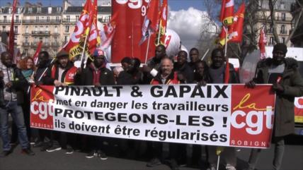 Sindicatos franceses reclaman mejores salarios para trabajadores