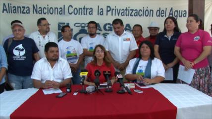 En El Salvador se manifiestan ante posible privatización del agua