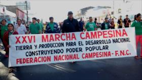Los campesinos en Paraguay exigen una reforma agraria integral