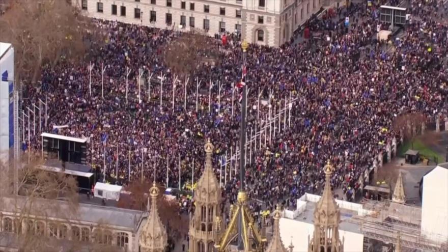 Un millón de personas clama en Londres contra el Brexit