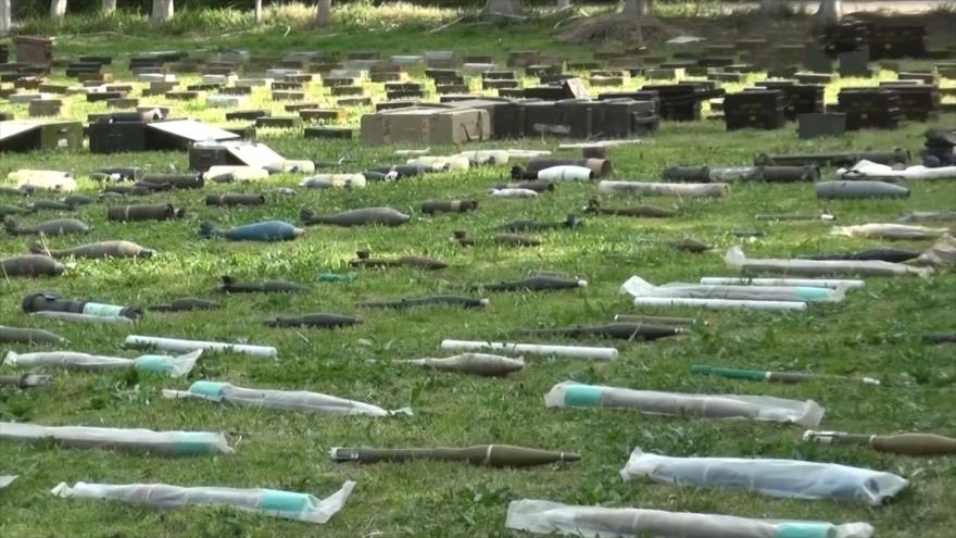 Hallan armas y equipos militares israelíes de terroristas en Siria