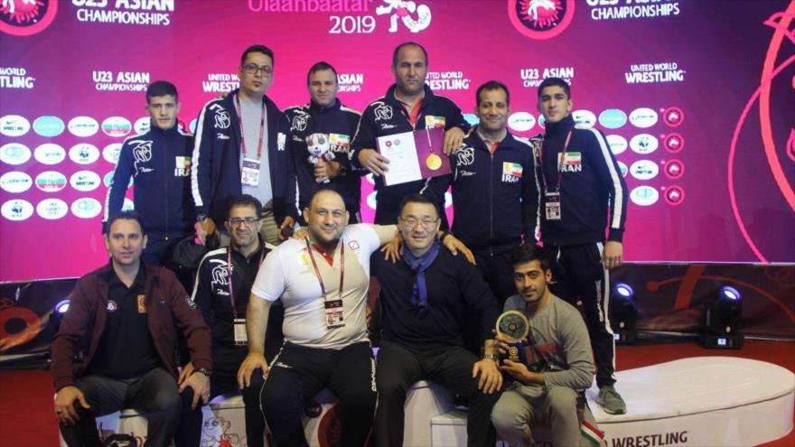 Luchadores iraníes ocupan 1.º lugar en Campeonato Asiático Sub 23 | HISPANTV