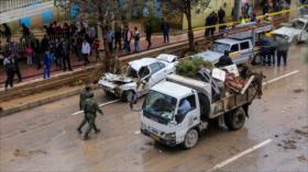 Lluvias generan fuertes inundaciones en el sur de Irán
