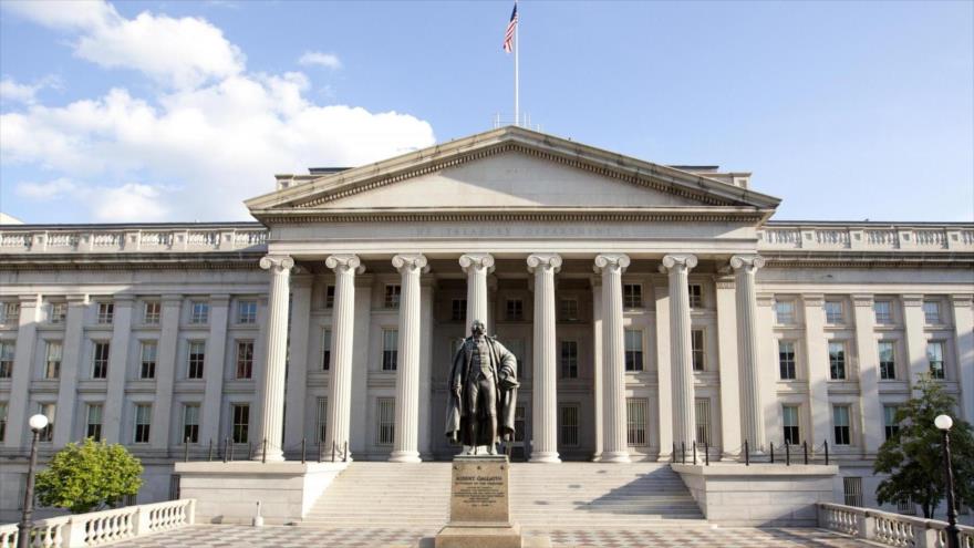 La sede del Departamento del Tesoro de EE.UU., ubicada en Washington, la capital estadounidense.