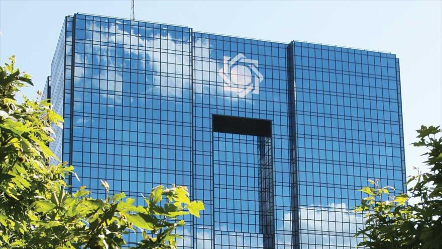 Edificio del Banco Central de Irán, en Teherán, la capital.