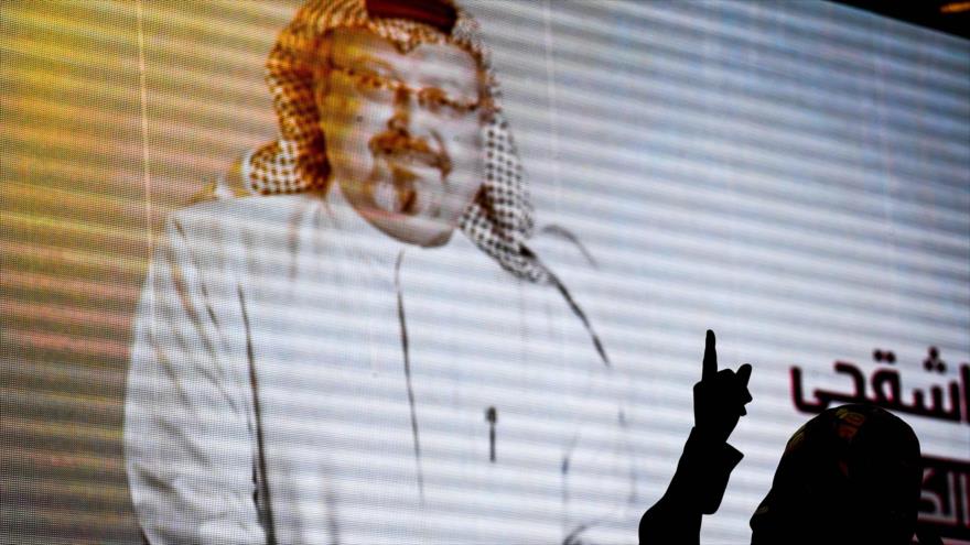 Un evento para conmemorar al periodista disidente saudí Jamal Khashoggi en Estambul, Turquía, 11 de noviembre de 2018. (Foto: AFP)