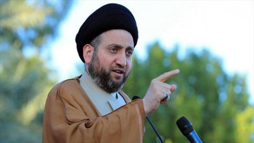 El líder del Movimiento de Sabiduría Nacional de Irak, Seyed Amar al-Hakim.