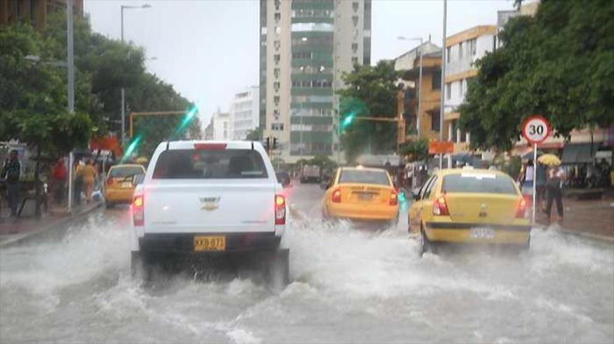 Fuertes lluvias en Colombia causan grandes daños en todo el país. 27 de marzo de 2019.