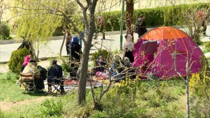 Los iraníes festejan el “Día de la Naturaleza”