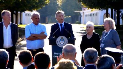 Juez Ramos Padilla se presenta en acto por las islas Malvinas