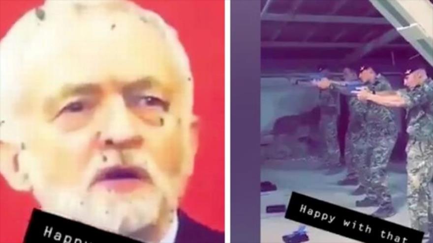 Vídeo: Tropas británicas usan foto de Corbyn como blanco de tiros | HISPANTV