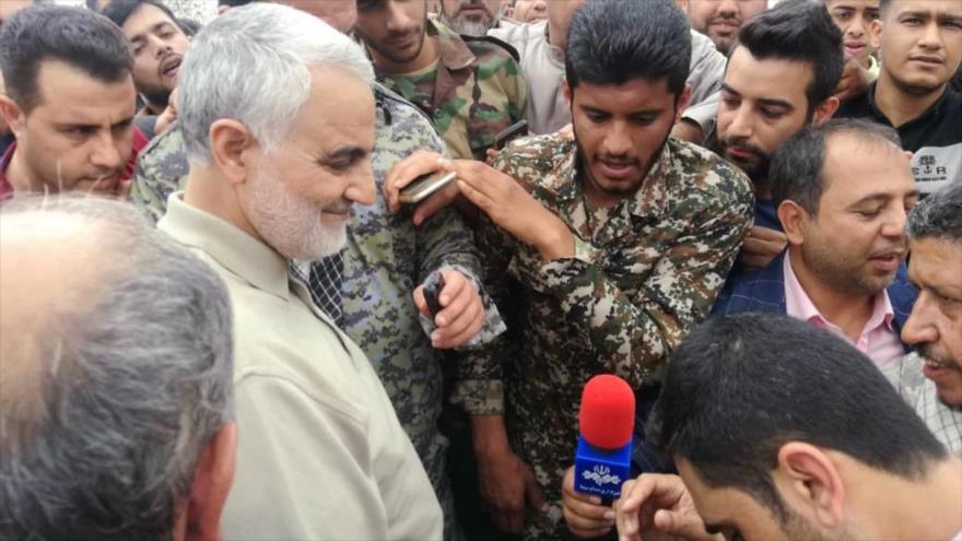 General Soleimani visita zonas inundadas y promete ayuda inmediata