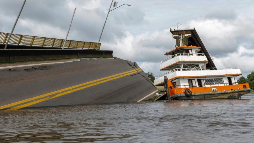 Colapsa Un Puente En Brasil Y Equipos De Rescate Buscan Víctimas | HISPANTV