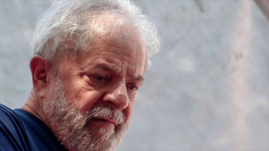 El expresidente brasileño Luiz Inácio Lula da Silva, 7 de abril de 2018. (Fuente: AFP)