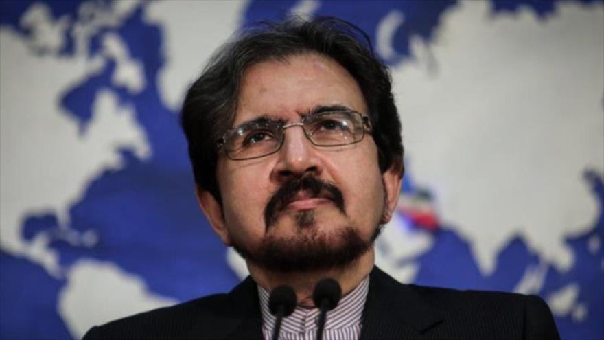 El portavoz del Ministerio de Relaciones Exteriores de Irán, Bahram Qasemi. (Fuente: Agencia MEHR)