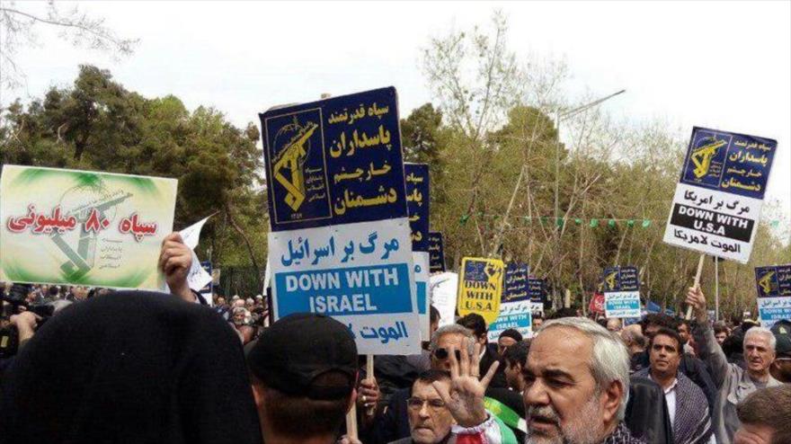 Iraníes condenan medida de Trump contra Cuerpo de Guardianes