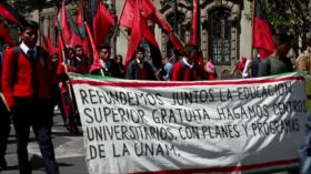 Mexicanos marchan para exigir una reforma educativa popular