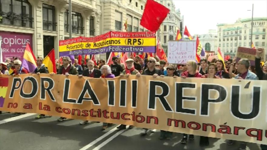 El grito por la “República” sigue vivo en España