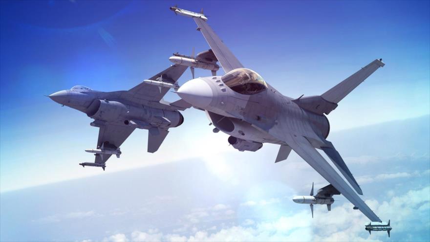 Dos aviones de combate estadounidenses F-16V anunciada su futura venta a Taiwan.