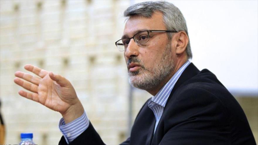 El embajador iraní en Londres, capital británica, Hamid Baidineyad.