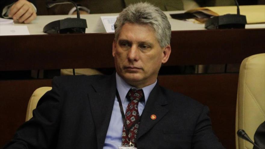 El presidente de Cuba, Miguel Díaz-Canel.