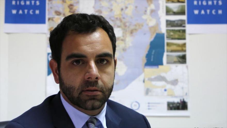 Omar Shakir, representante de la organización pro derechos humanos Human Rights Watch (HRW) en los territorios ocupados palestinos.