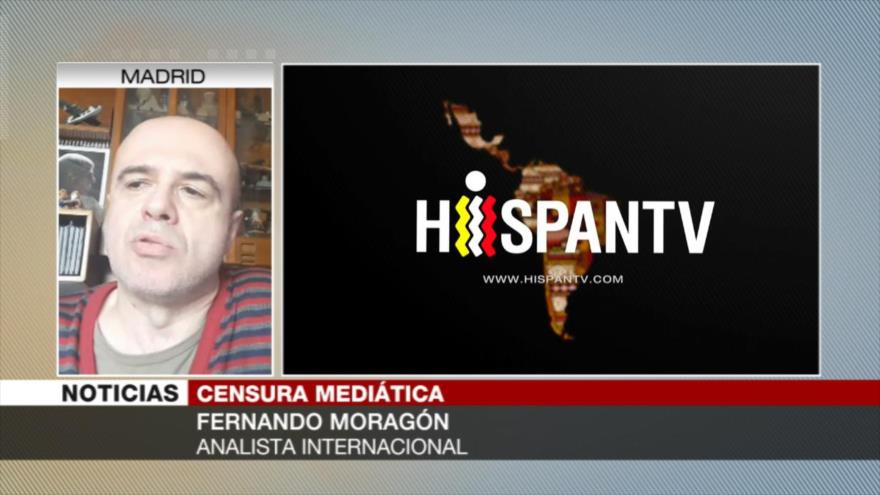 Moragón: Censura mediática a HispanTV sirve a intereses de EEUU