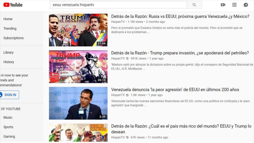 ‘Google intenta tapar crímenes de EEUU en O. Medio y A. Latina’ | HISPANTV