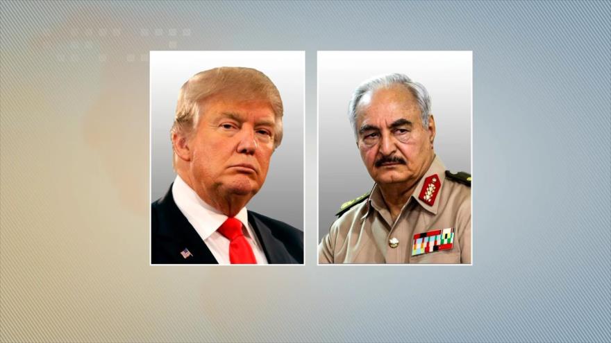 Trump elogia a Haftar por su papel en plena ofensiva sobre Trípoli